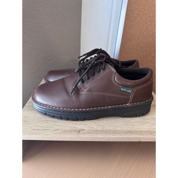 Plainview by Eastland Brown Leather Oxford Shoes - 9D - Picture 3 of 12